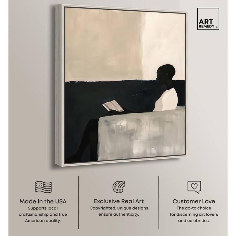 Void Reader III Canvas by Art Remedy