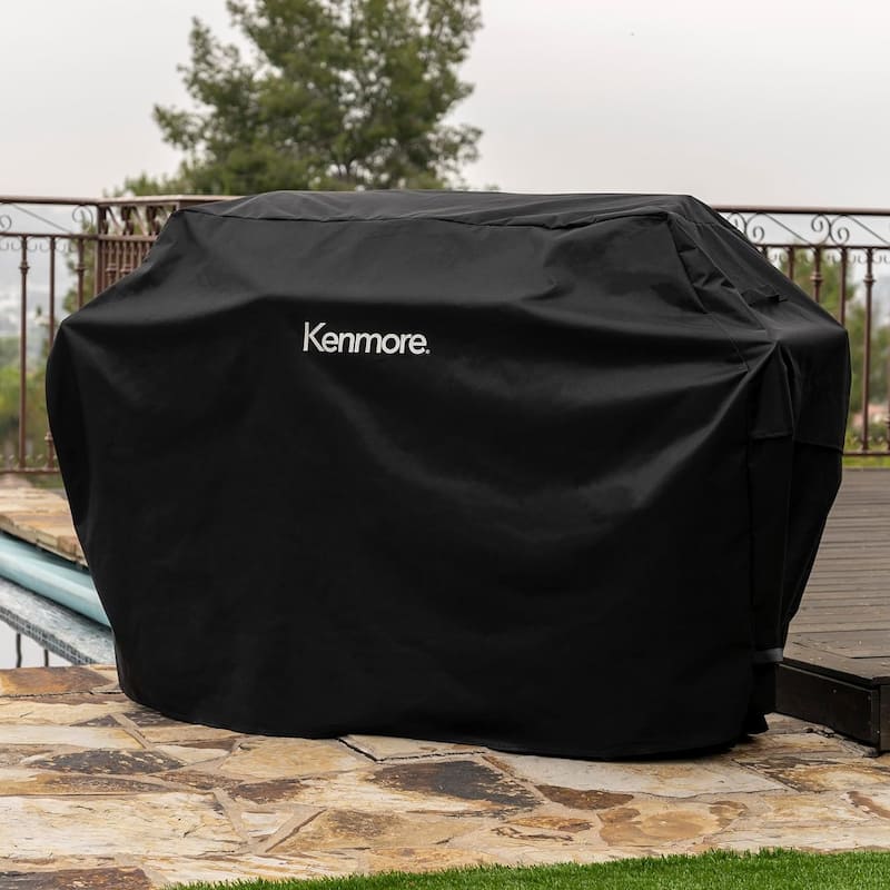 Kenmore 66-Inch Gas Grill Cover for Outdoor Grills - 46" H x 66" W x 26" D