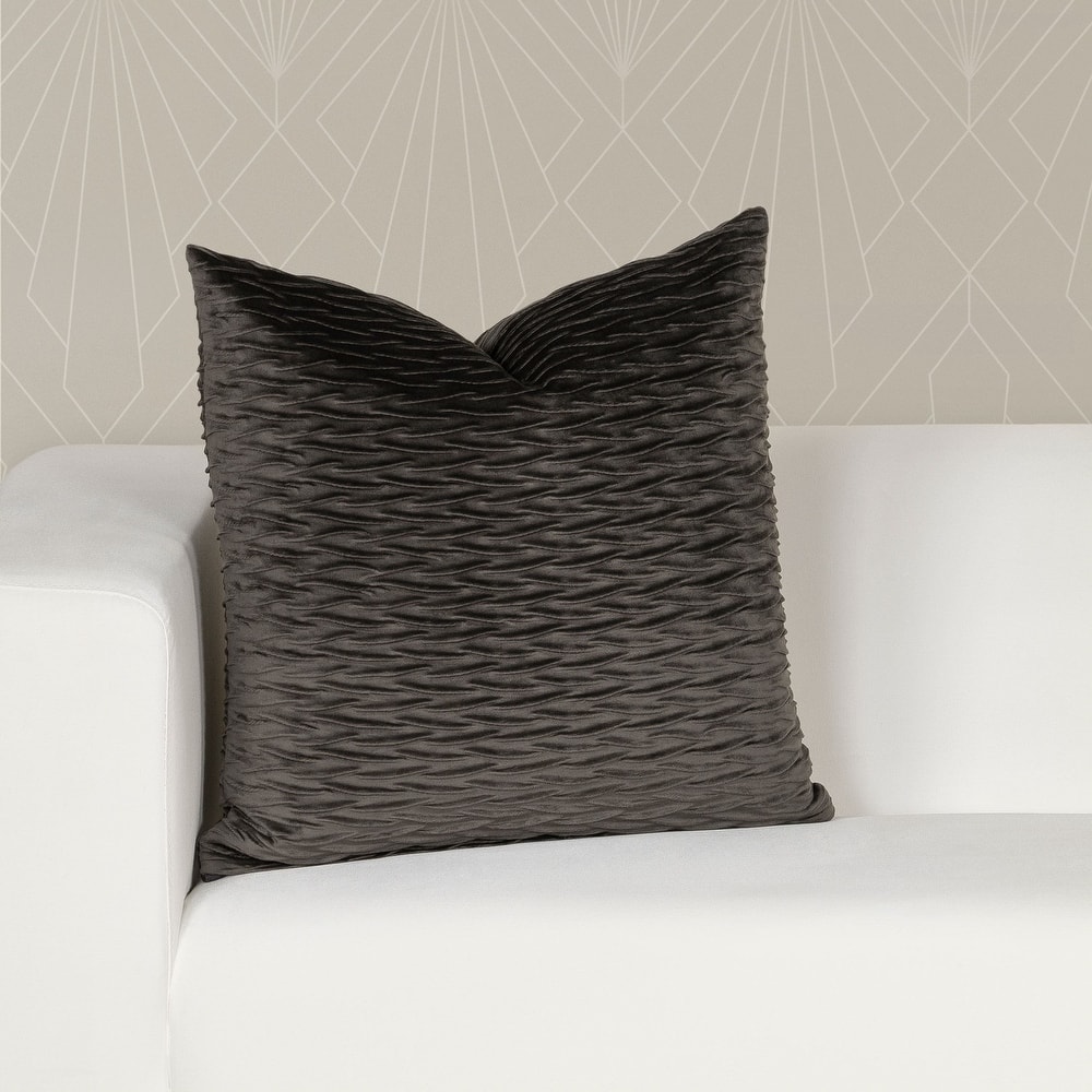 The Great Gatsby Velvet Wave Pleated Throw Pillow