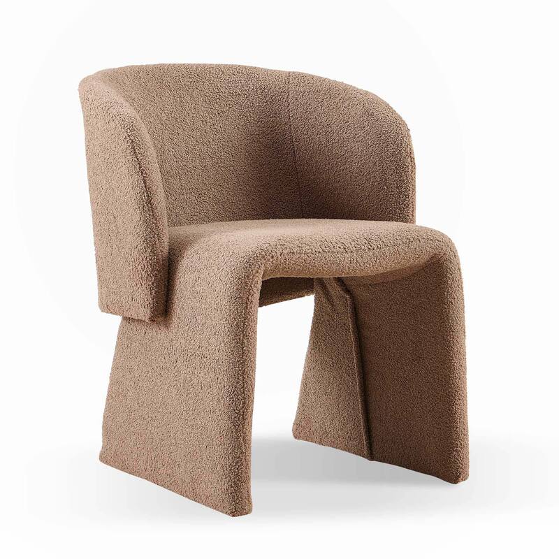 Modern Accent Chair White Single Sofa Chair-2PC