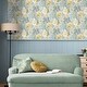 preview thumbnail 2 of 2, Laura Ashley Bernwood Chre Yellow Wallpaper