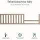 preview thumbnail 4 of 11, Evolur Convertible Crib Toddler Guard Rail