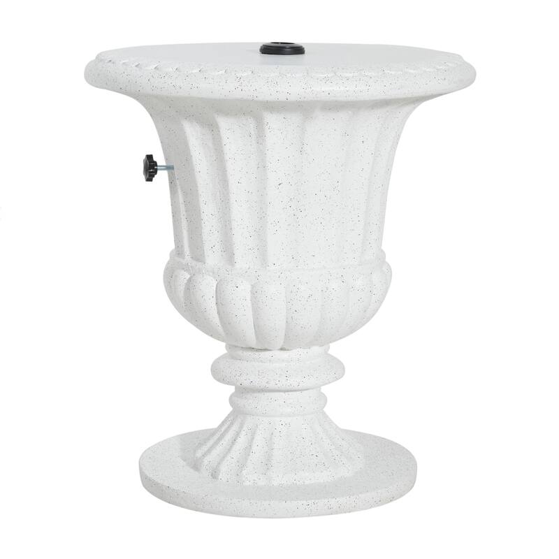 Christopher Knight Home - Adela Modern Outdoor MGO Side Table Umbrella Base with Sand-Filling