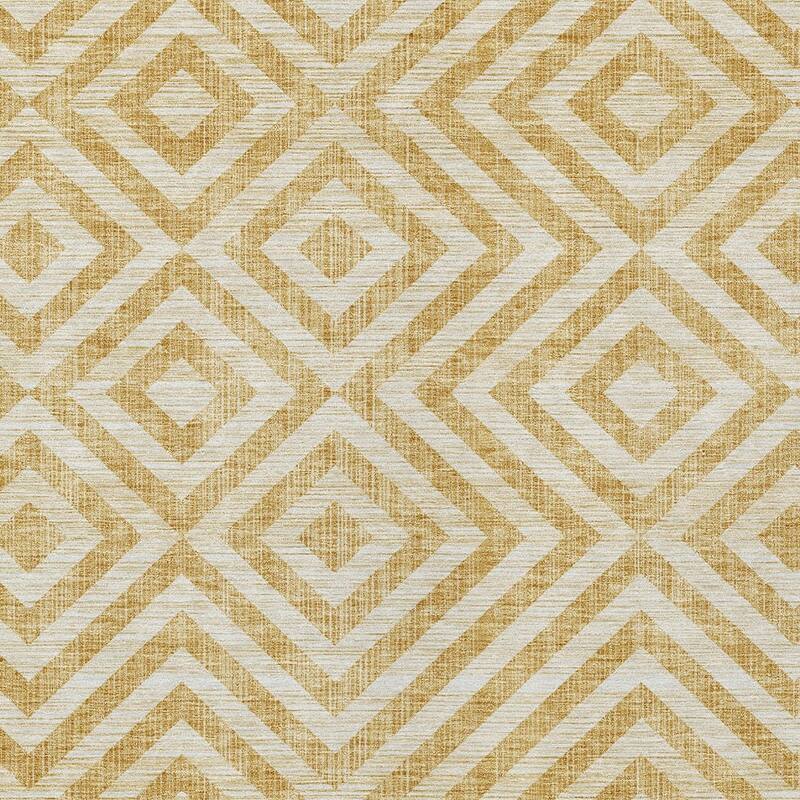 HomeRoots Geometric Transitional Rectangle Outdoor Rug