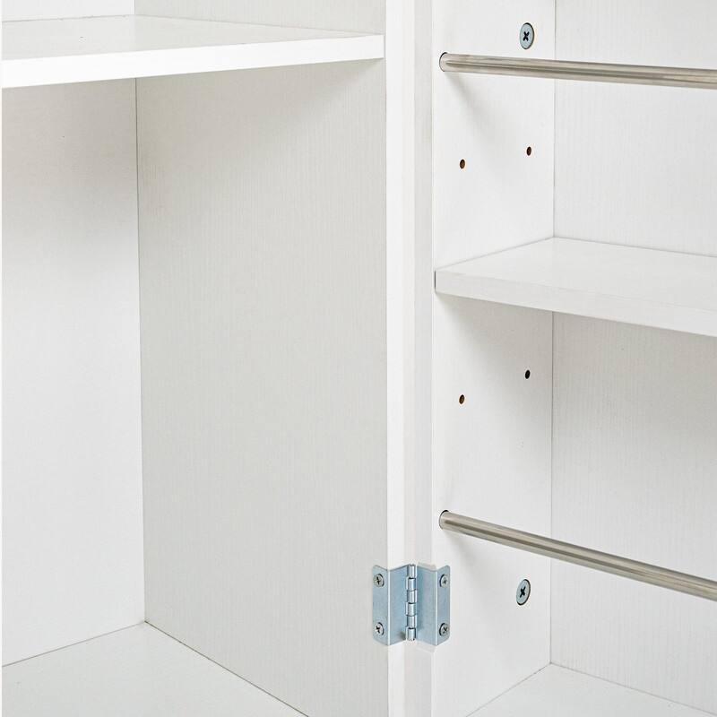 72" Fluted Kitchen Pantry Cabinet, Freestanding Cupboard Storage Cabinet with Drawers and Adjustable Shelves