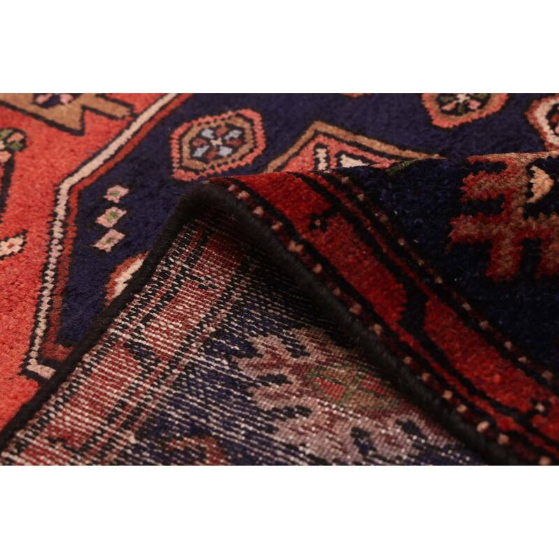 ECARPETGALLERY Hand-knotted Konya Anatolian Navy Wool Rug - 4'5 x 6'9