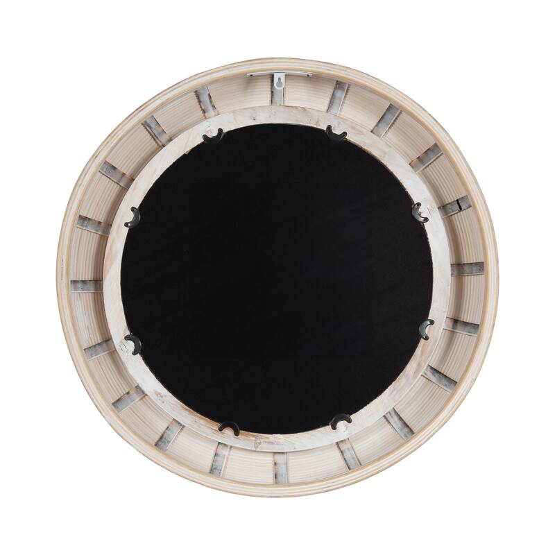Kate and Laurel Jonesport Round Wall Mirror - 26x26