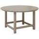 preview thumbnail 170 of 180, Polytrends Laguna Kids Outdoor 38" Round Poly Dining Table for Children Weathered Wood