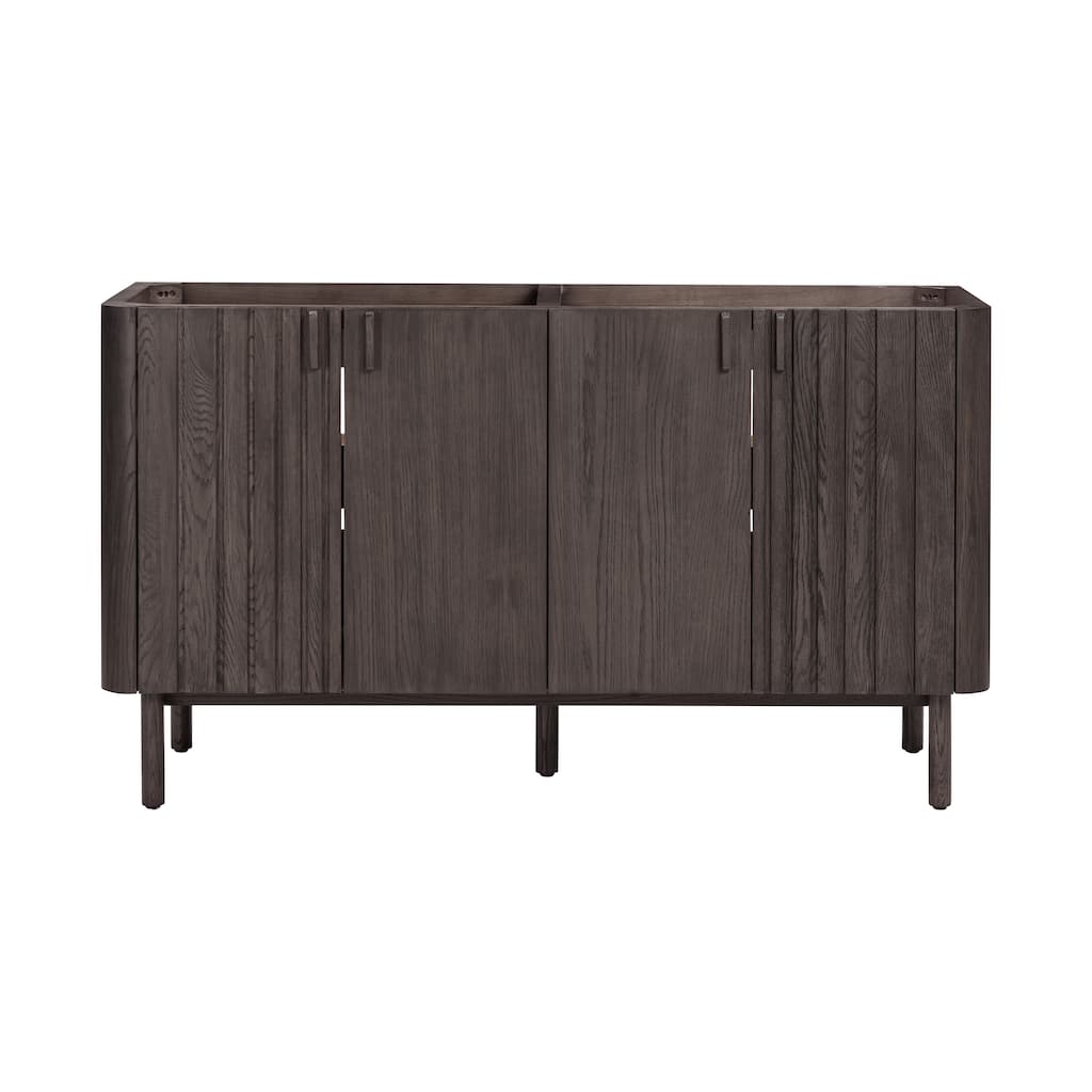 Avanity Blakely 60 in. Vanity Only in Brown Oak finish