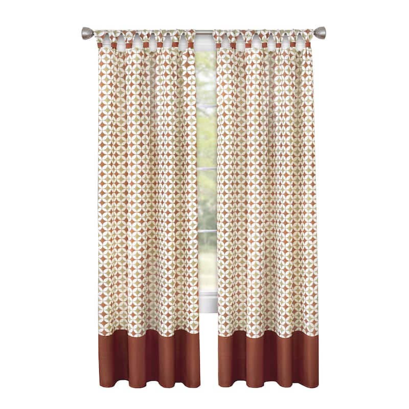 Callie Cuff Tab Top Window Curtain Panel