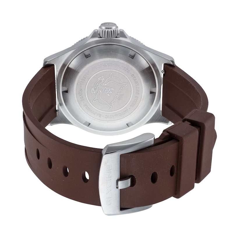 Glycine Men's Combat Sub Sport 42mm Automatic Watch GL0328 - Brown - N/A