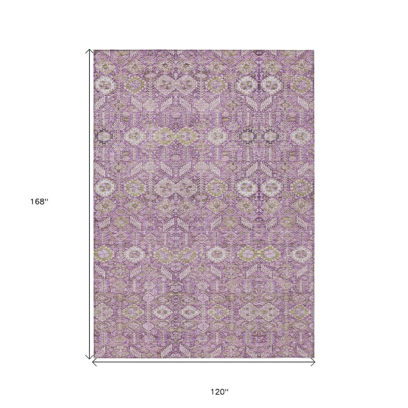 Alriri Garden-Inspired Weather Resistant Classic Meets Modern Outdoor Rug