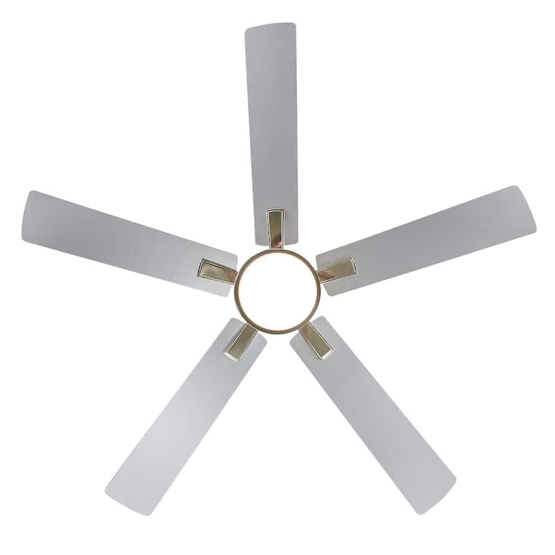 52 inch 5 Blade LED Ceiling Fan with Remote and Light Kit