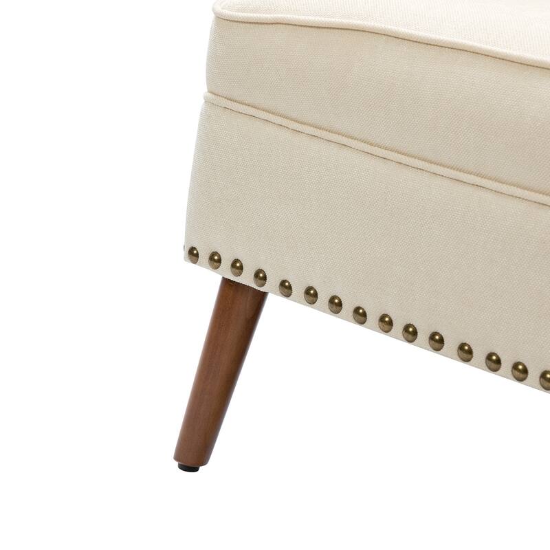 Alpheus Accent Armchair with Tufted Back Set of 2 by HULALA HOME