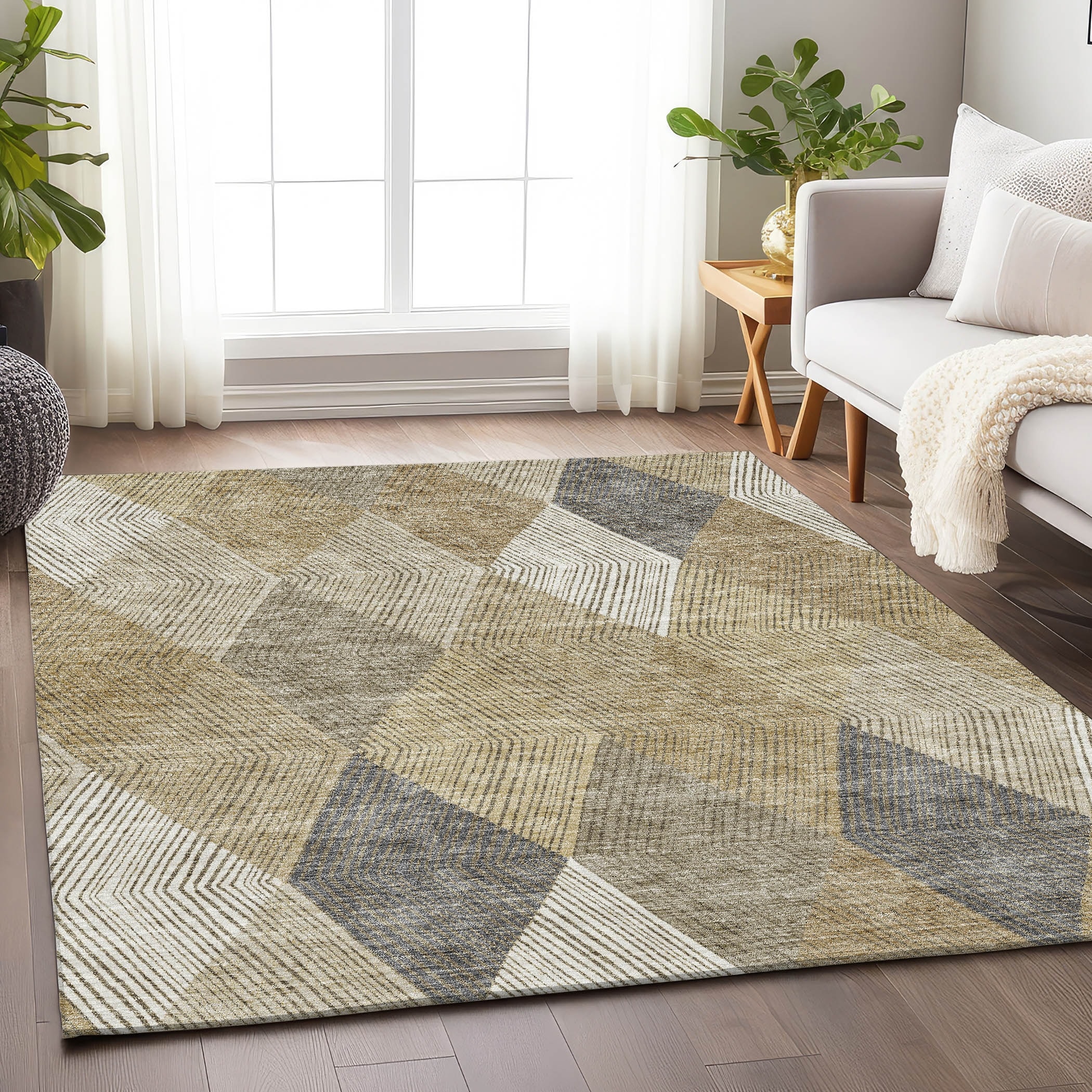 Premium Washable Super Soft Modern Fusion Mayfield Rug