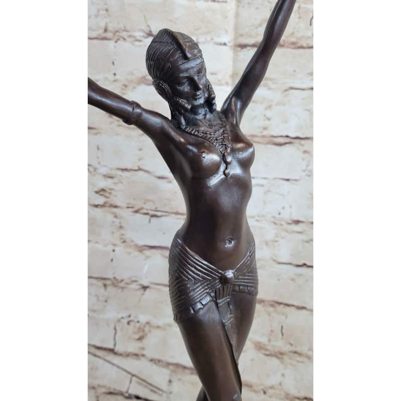 Demetre Chiparus Belly Dancer Bronze Master Piece Art Work Sculpture Art Deco Nr