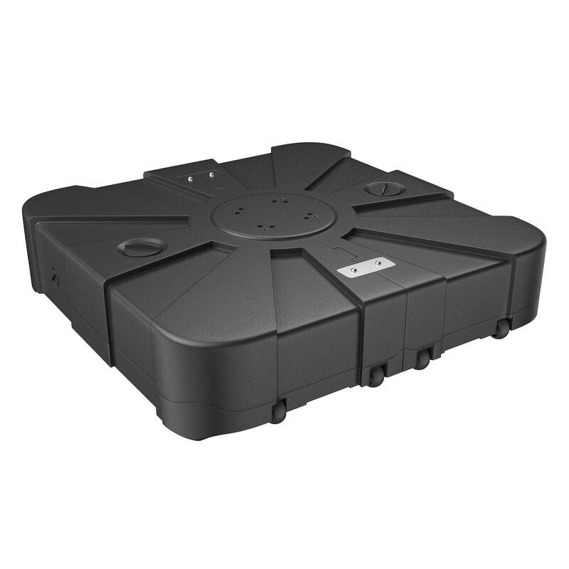 Weather-Resistant HDPE Patio Umbrella Base Square
