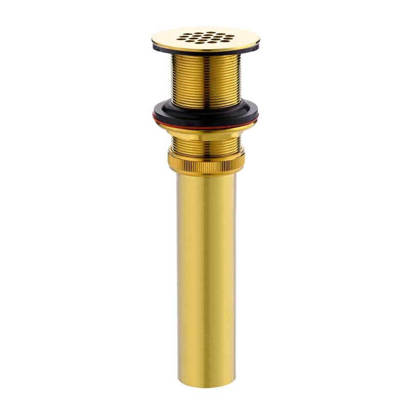 Luxier DS05-T Bathroom Sink Grid Drain Strainer with No Overflow