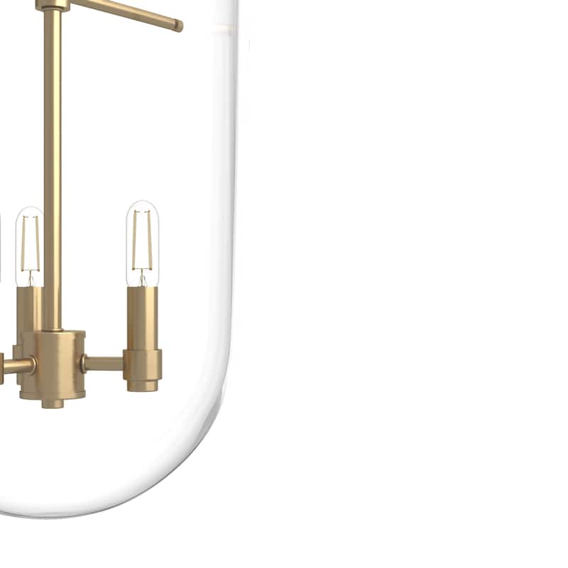 Hunter Sacha 3-Light Pendant - Entry, Dining Room, Kitchen Island - Transitional, Contemporary