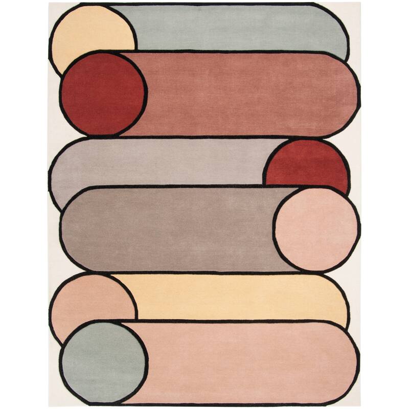 SAFAVIEH Handmade Fifth Avenue Giota Mid-Century Modern Wool Rug