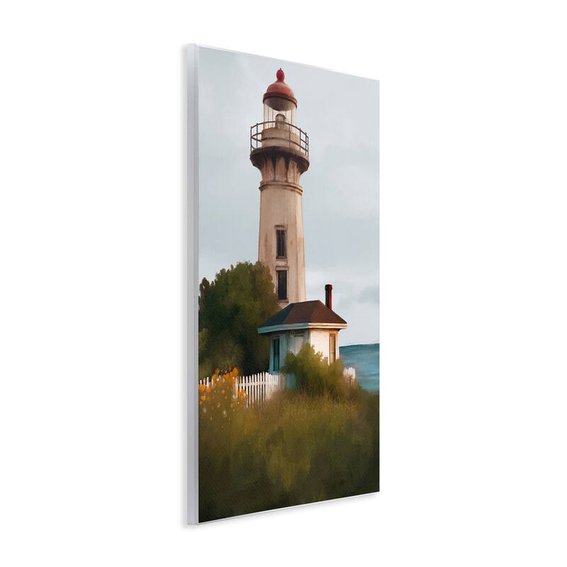 Stupell Scenic Summer Lighthouse View Wall Plaque Art Design By Elizabeth Medley