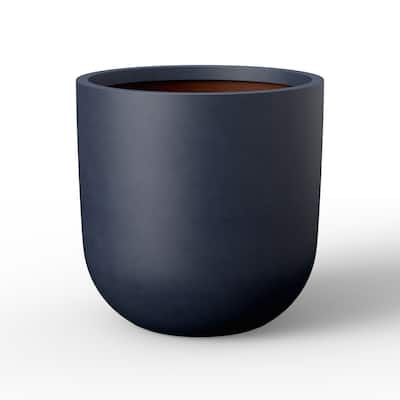 Concrete Round Planter Flower Pot with Drainage Holes