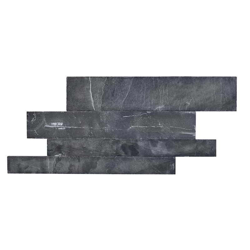 Cruz Bay Studio MKT2769 Linear Lines - 6" x 12" Brick Wall Tile -