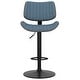 preview thumbnail 26 of 26, WYNDENHALL Annie Mid Century Modern Adjustable Bar Stool - 20.5"D x 19.7"W x 36.22 - 44.09 "H