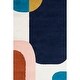 preview thumbnail 2 of 9, Nuloom Ellyn Abstract Shapes Shag Area Rug
