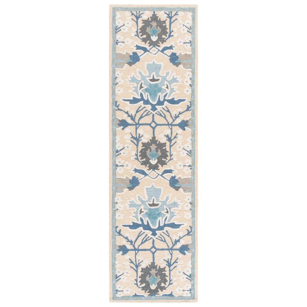 SAFAVIEH Handmade Earthly Treasure Boyana Traditional Wool Rug