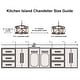 preview thumbnail 16 of 16, Modern Farmhouse 4-Light Drum Chandelier Wood Grain Lights for Dining Room - D15.5" x H76"