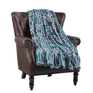 Flannel Velvet Carteret Couch Cover Throw Blanket, 60" x 70"