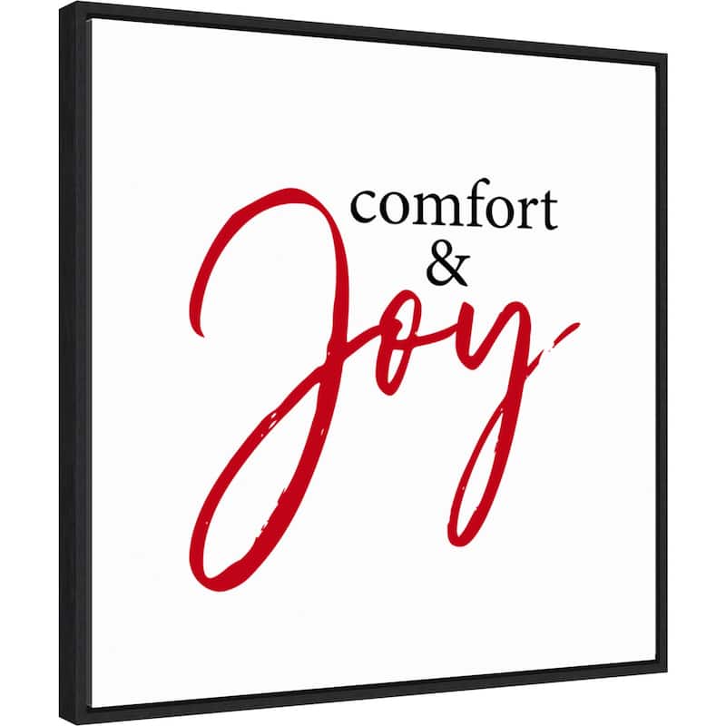 Comfort and Joy by Amanti Art Portfolio Framed Canvas Wall Art