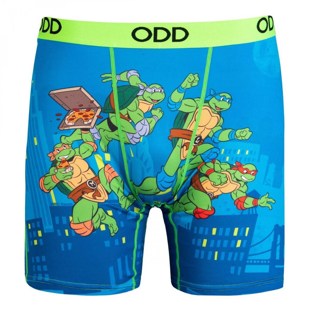 Teenage Mutant Ninja Turtles Classic Style Print Mens Boxer Briefs