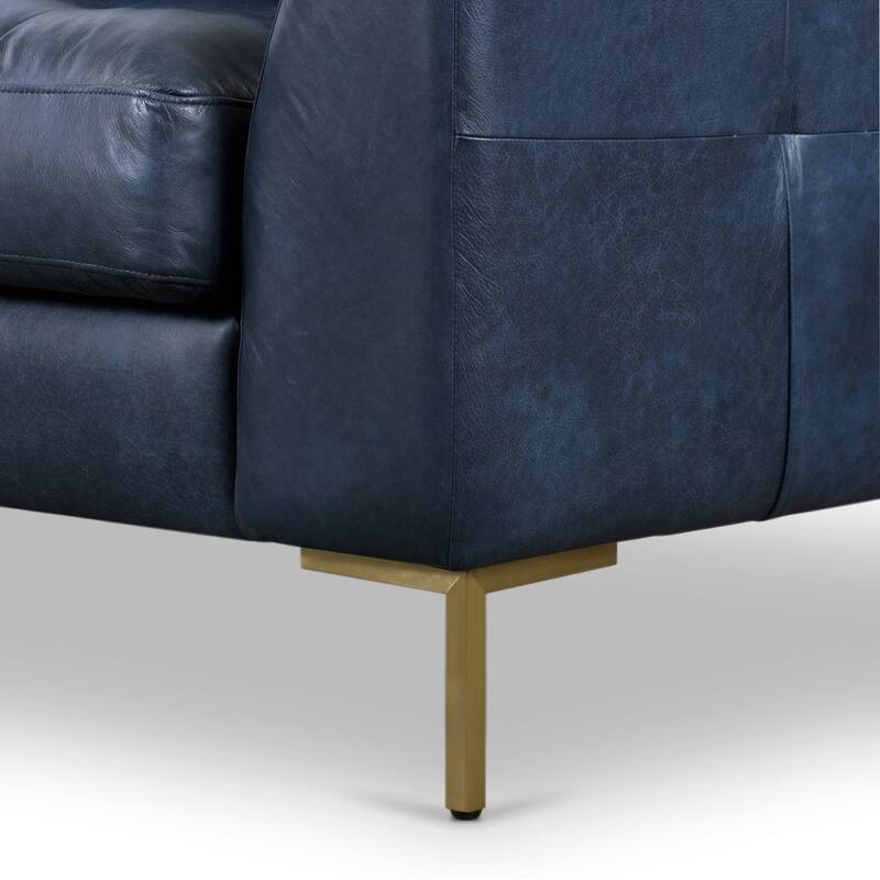 Poly & Bark Calle 90" Sofa - Full Grain Genuine Italian Leather