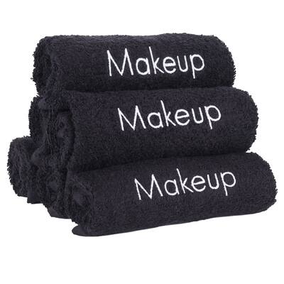Cotton Embroidered Makeup Remover Towels - Set of 6