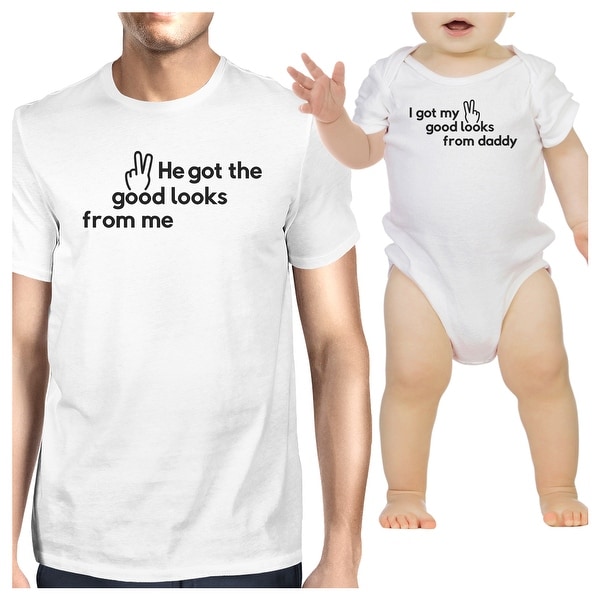 baby boy and dad matching clothes