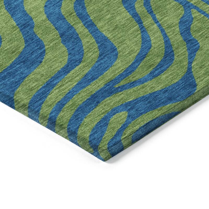 HomeRoots Animal Print Transitional Rectangle Outdoor Rug