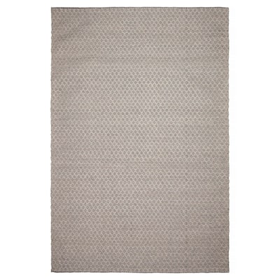 ECARPETGALLERY Hand Tufted Sienna Grey Wool Rug - 6'7 x 9'9