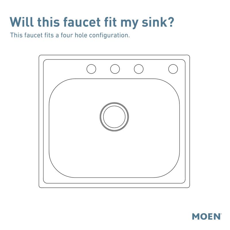 Moen Caldwell High-Arc Kitchen Faucet