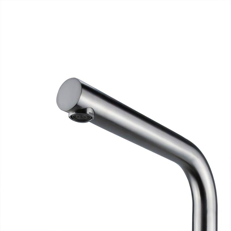Luxurious Single Handle Kitchen Faucet Brushed Nickel Finish