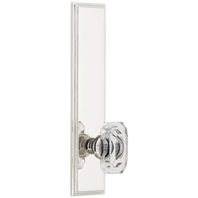 Grandeur Carre Solid Brass Tall Plate Rose Single Dummy Door Knob with