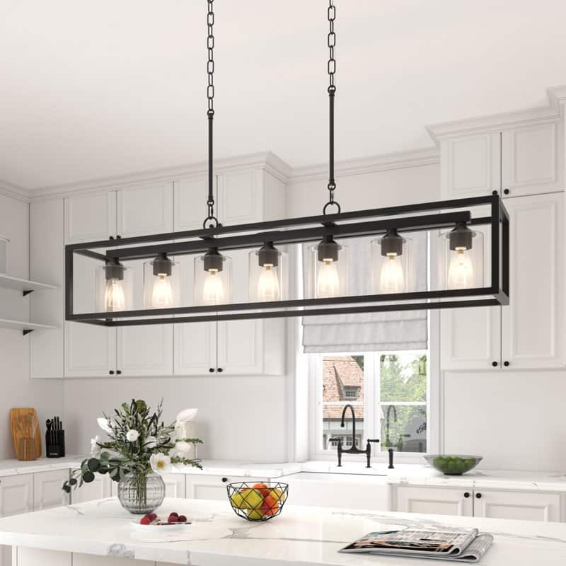 Acroma 7 Lights 52In Modern Kitchen Chandelier - UL - N/A