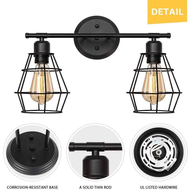 2-Light Bathroom Vanity Light