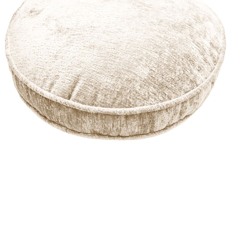 Edie At Home Delmonico Chenille Decorative Pillow 16" Round