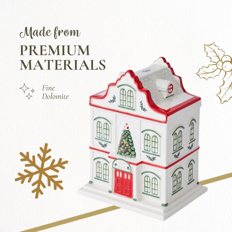 Spode Christmas Tree Village Hotel - 2.5" L x 2.5" W x 5.5" H