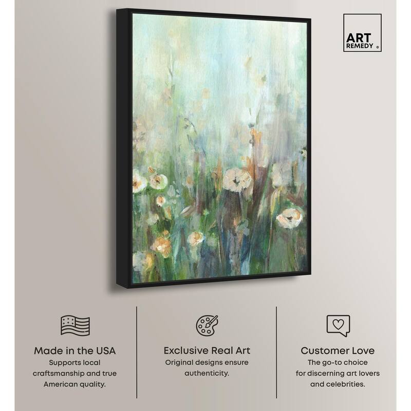 Harmony Green II Canvas by Art Remedy