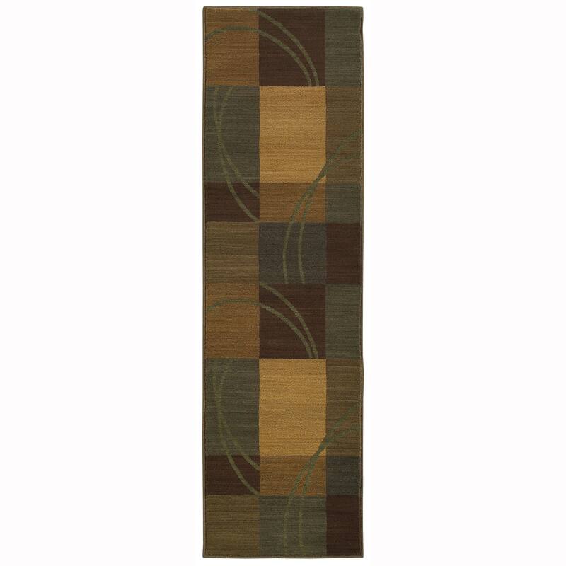Style Haven Alastair Geometric Brown/Gold Area Rug