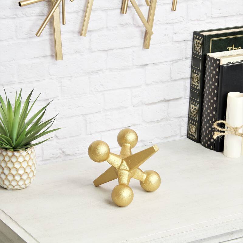 Black Cast Iron Large Jack Décor