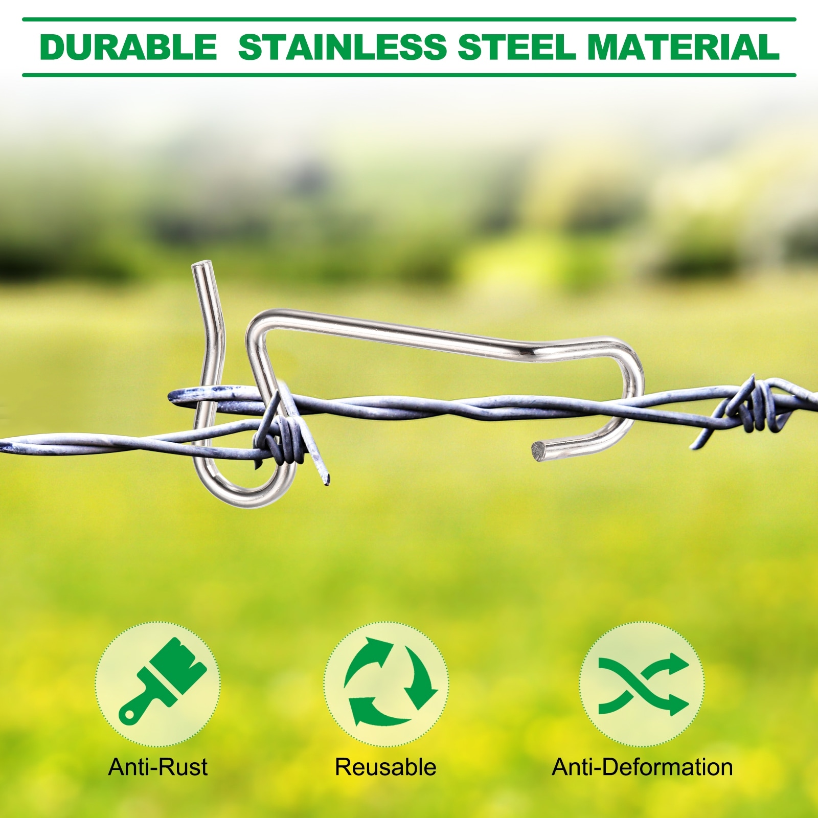 Barbed wire fence tightener deals